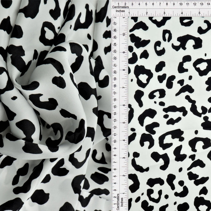 1 Yard Satin Animal Print Fabric, 58/60'' Wide 100% Polyester
