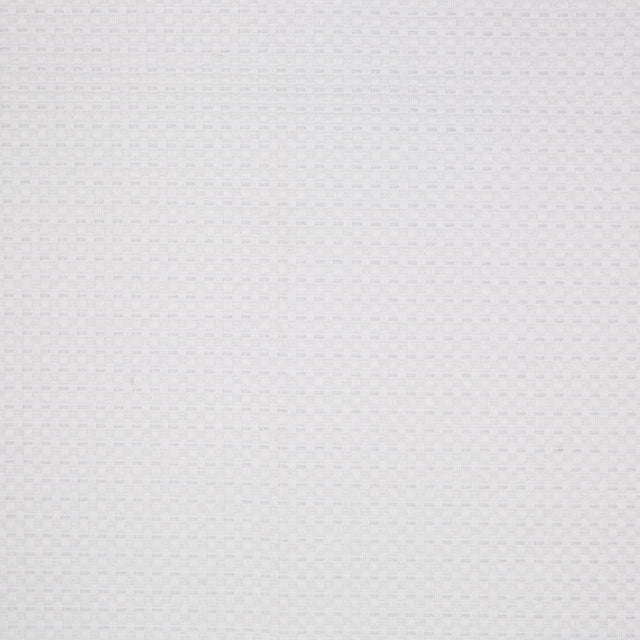 Ice White Novelty Basketweave Upholstery Fabric