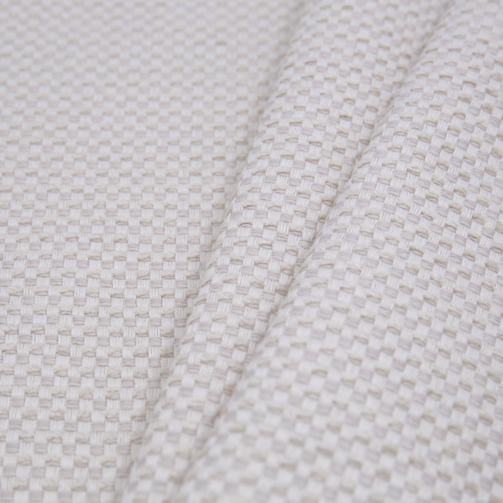 Cream Novelty Basketweave Upholstery Fabric
