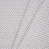 Cream Novelty Basketweave Upholstery Fabric