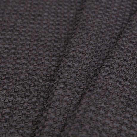 Dark Gray Novelty Basketweave Upholstery Fabric