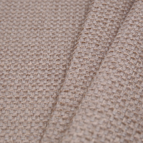 Cement Novelty Basketweave Upholstery Fabric
