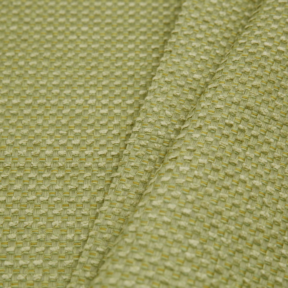 Avocado Novelty Basketweave Upholstery Fabric