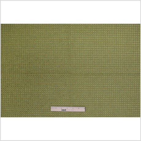 Avocado Novelty Basketweave Upholstery Fabric