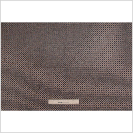 Chocolate Novelty Basketweave Upholstery Fabric
