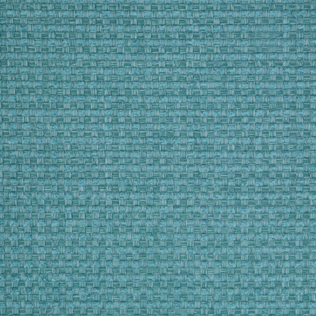 Turquoise Novelty Basketweave Upholstery Fabric