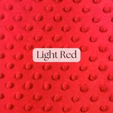 1 Yard Ultra Soft Minky Dot Fleece Plush Fabric 100 Percent Polyester for Crafts 60 Inch Width