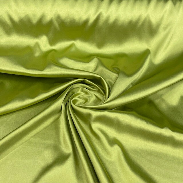 1 Yard 60” Stretch Charmeuse Satin Fabric – 195 GSM, Silky 2 Way Stretch for Bridal, Evening Dresses &amp; Event Décor (97% Polyester, 3% Spandex)