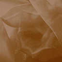 1 Yarda de Tela Organza Transparente con Brillo Cristalino 60 Pulgadas de Ancho para Vestidos y Decoración 100% Poliéster
