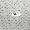 Tela de felpa ultra suave Minky Dot de 1 yarda, 100% poliéster para manualidades, 60 pulgadas de ancho