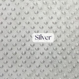 1 Yard Ultra Soft Minky Dot Fleece Plush Fabric 100 Percent Polyester for Crafts 60 Inch Width