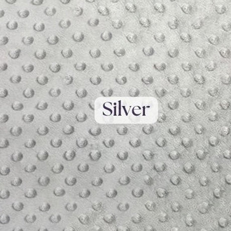 1 Yard Ultra Soft Minky Dot Fleece Plush Fabric 100 Percent Polyester for Crafts 60 Inch Width