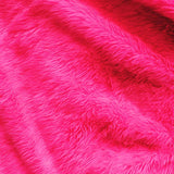 1 Yard Shaggy Faux Fur Fabric – 100% Polyester, 60" Wide Long Pile Plush Fur