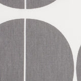 Swedish Gray/White Woven Cotton Print