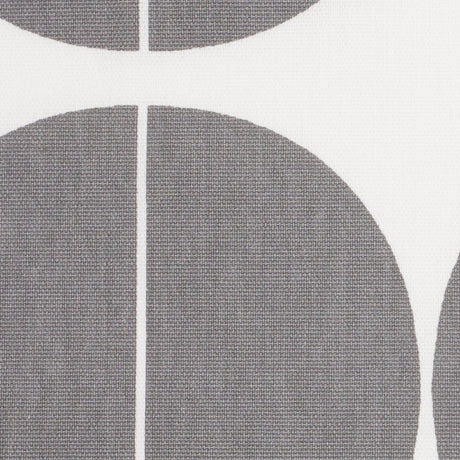 Swedish Gray/White Woven Cotton Print