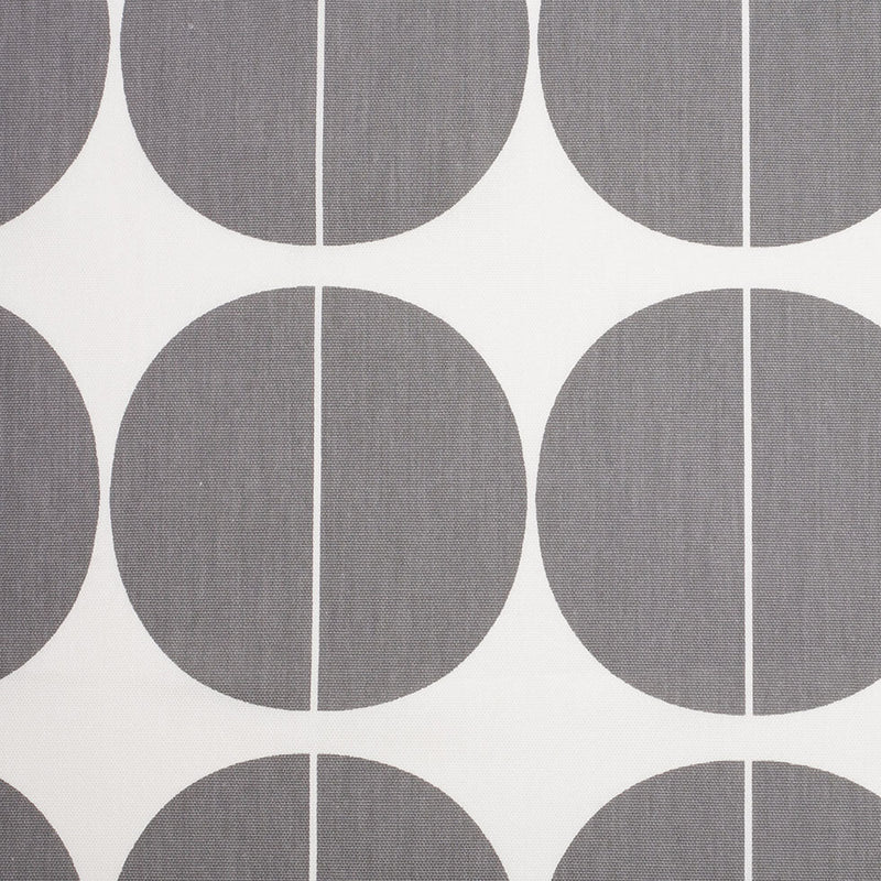 Swedish Gray/White Woven Cotton Print