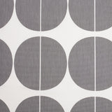 Swedish Gray/White Woven Cotton Print