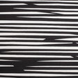 Swedish Black/White Striped Woven Cotton Print