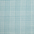 Spanish Spa Blue Houndstooth Poly-Cotton Woven