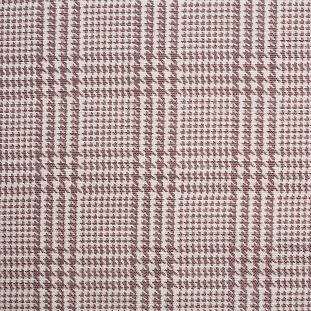Spanish Mocha Houndstooth Poly-Cotton Woven