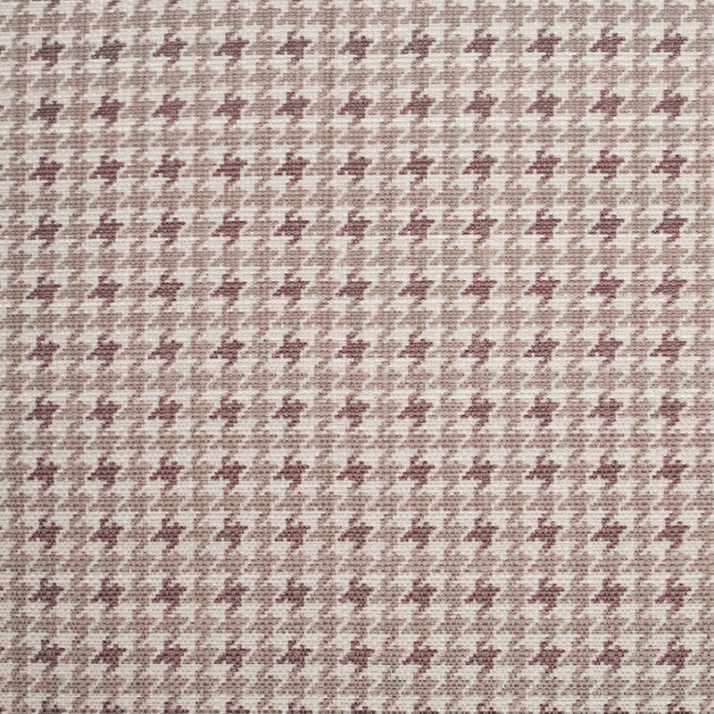 Spanish Brown Houndstooth Poly-Cotton Woven