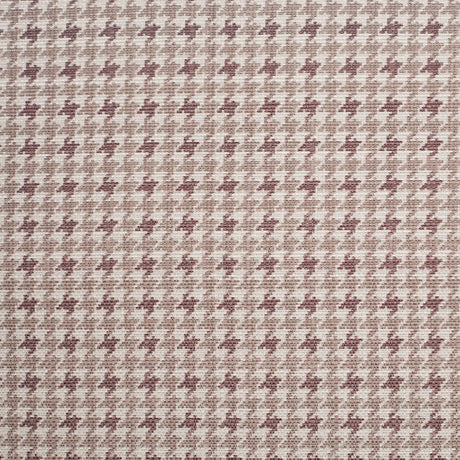 Spanish Brown Houndstooth Poly-Cotton Woven