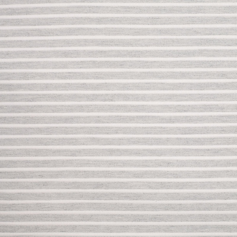 Spanish Light Gray Striped Polyester Blended Woven