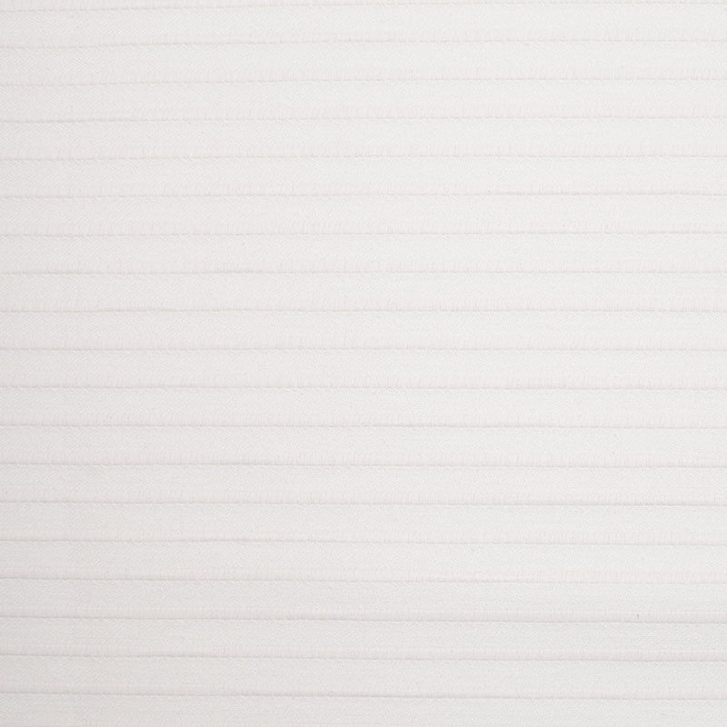 Spanish White Striped Polyester Blended Woven