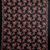 Black/Brown/Beige Scallop Edge Re-Embroidered Lace on Mesh