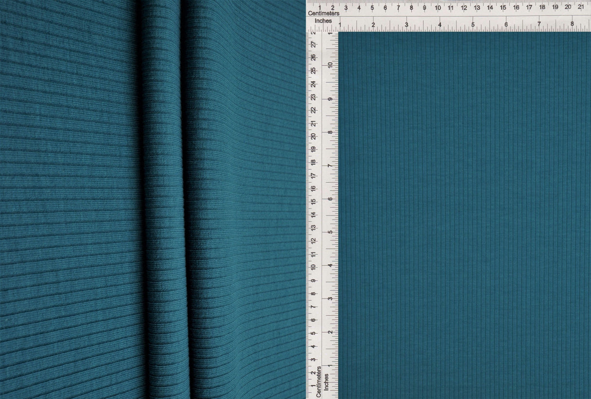 Rib Knit Fabric Thick Cozy