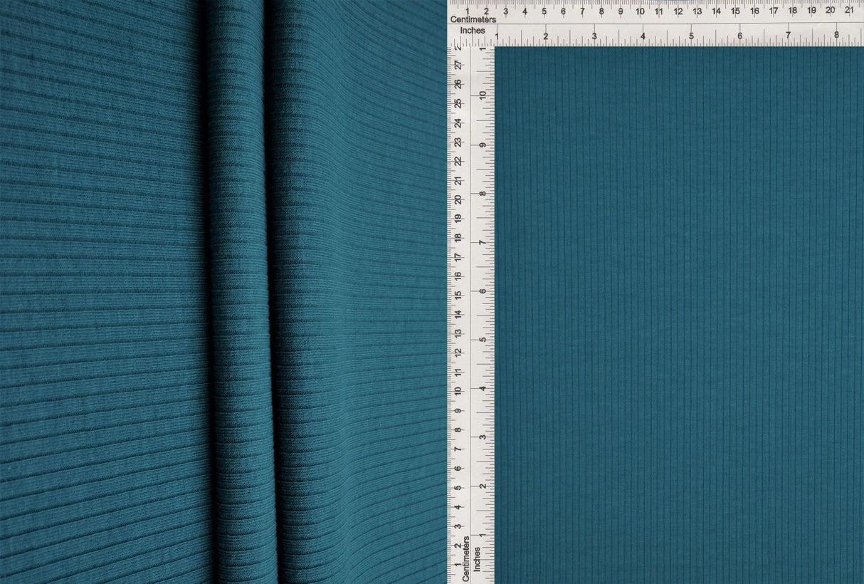 1 Yard Heavy Yummy Rib Knit Fabric 280 GSM, 48/50? Wide Polyester Rayon Spandex Blend