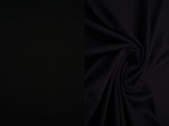 Rayon Spandex Jersey Knit Black