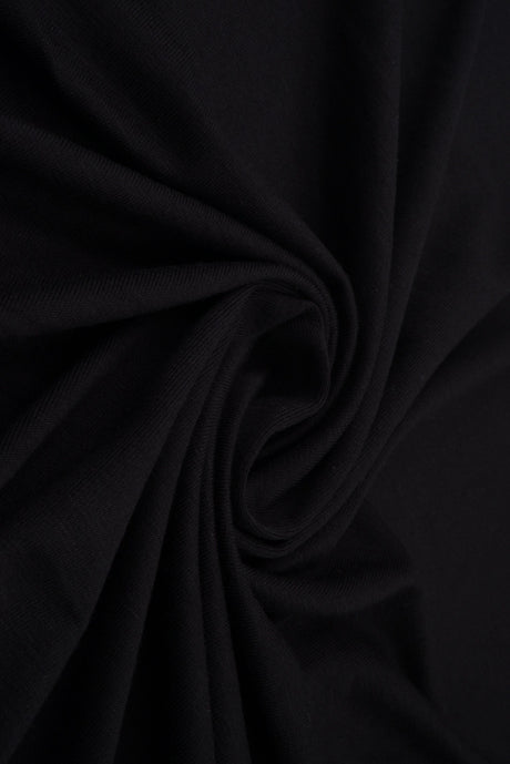 Rayon Spandex Jersey Knit Black