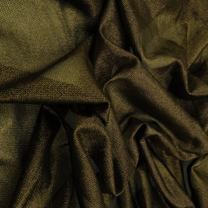 1 Yard Foil Mesh Knit Fabric, 58/60'' Wide Polyester Spandex Blend