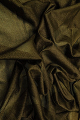Foil Mesh Stretch Fabric Black Gold