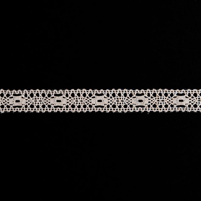 0.5" European Off-White Cotton Lace Trimming