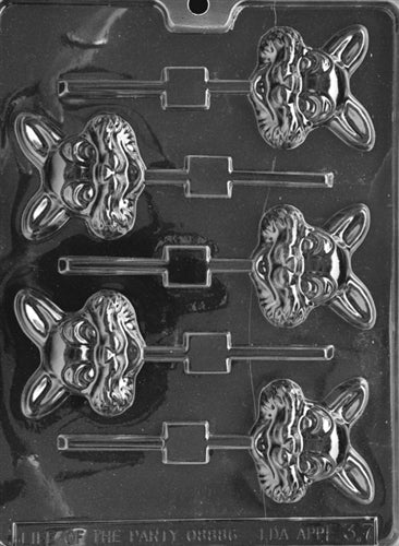 Happy Bunny Lolly Chocolate Mold