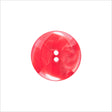 Plastic 2-Hole Button Made in Italy - 28L/18mm - Red and Transparent Swirled Fan Blades