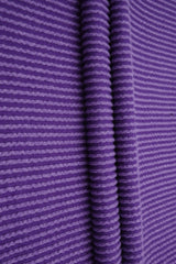 Jacquard Double Knit Rib Stretch Fabric