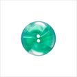 Italian Green Abstract Semi-Clear 2-Hole Plastic Button - 28L/18mm