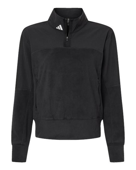 Adidas Women's Fleece Quarter-Zip Pullover