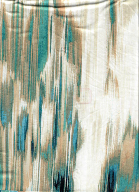 Abstract DTY Knit Fabric Multi-Color