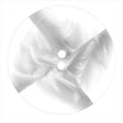 Italian Ivory Abstract Semi-Clear 2-Hole Plastic Button - 54L/34mm