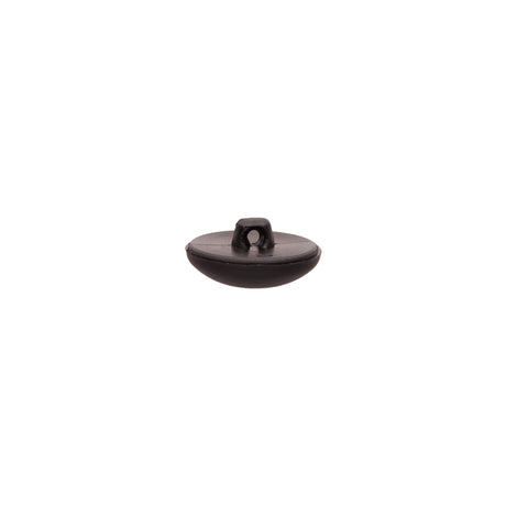 Italian Black Nylon Shank Back Button - 24L/15mm