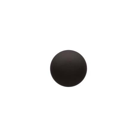 Italian Black Nylon Shank Back Button - 24L/15mm