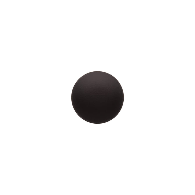 Italian Black Nylon Shank Back Button - 24L/15mm