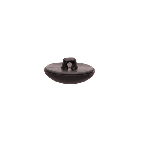 Italian Black Nylon Shank Back Button - 32L/20mm