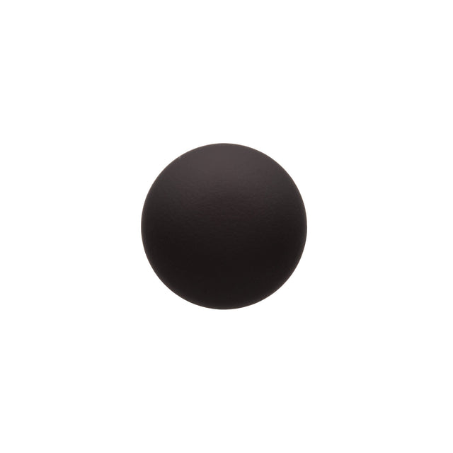 Italian Black Nylon Shank Back Button - 32L/20mm