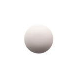 Italian White Nylon Shank Back Button - 32L/20mm