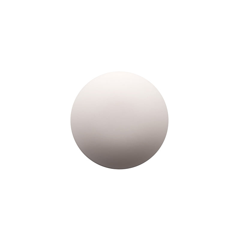 Italian White Nylon Shank Back Button - 36L/23mm